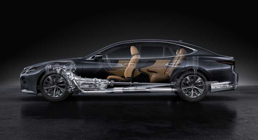2021 lexus ls cutaway A4 Photo Print