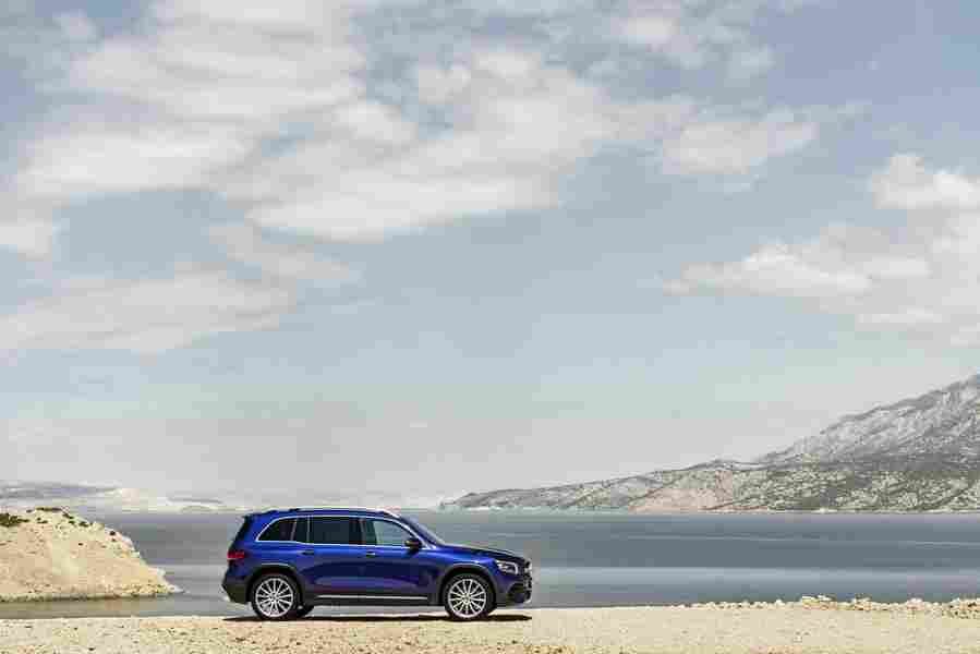 2021 mercedes benz eqb 66 Car A4 Photo Print