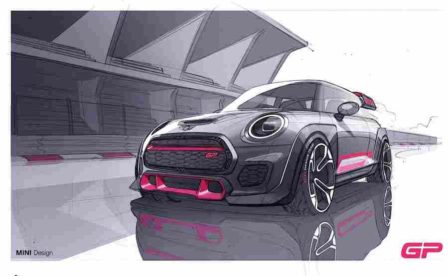 2021 mini john cooper works gp 1 Car A4 Photo Print