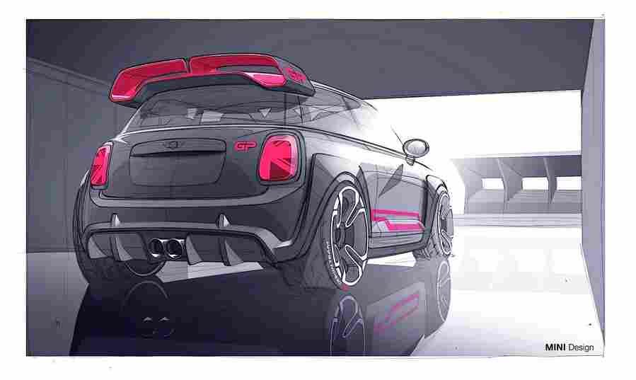 2021 mini john cooper works gp 2 Car A4 Photo Print