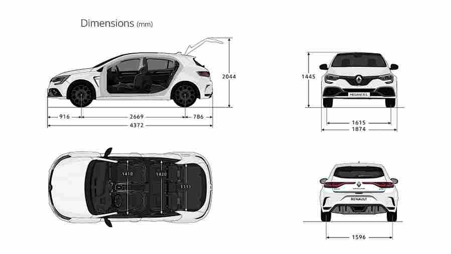 2021 renault megane 17 Car A4 Photo Print