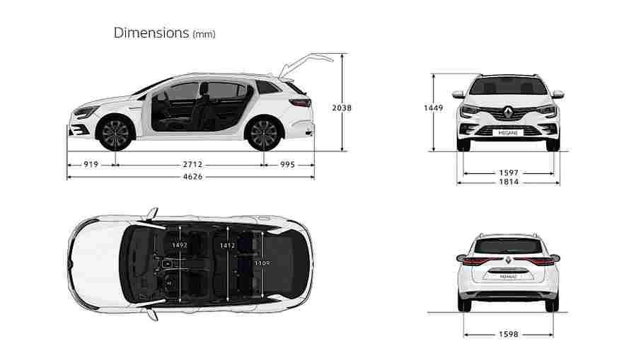 2021 renault megane 31 Car A4 Photo Print
