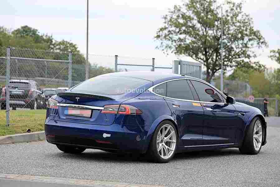 2021 tesla model s plaid mode 10 Car A4 Photo Print