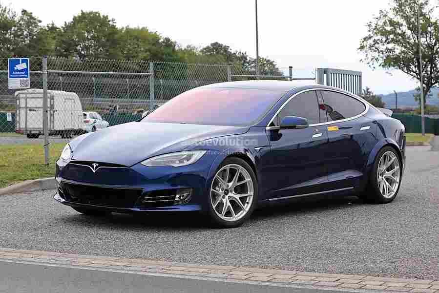 2021 tesla model s plaid mode 16 Car A4 Photo Print