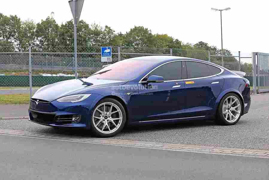 2021 tesla model s plaid mode 17 Car A4 Photo Print