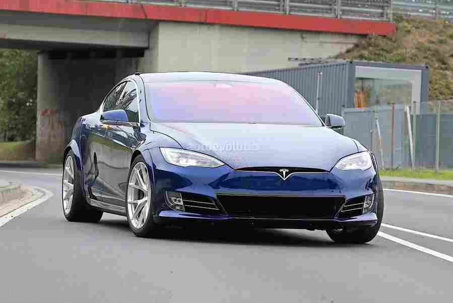 2021 tesla model s plaid mode 5 Car A4 Photo Print