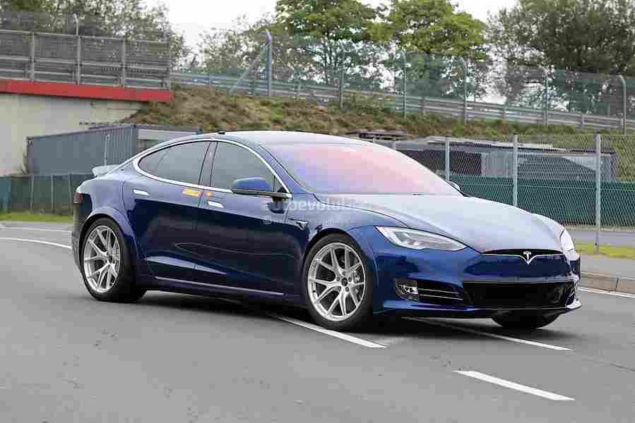 2021 tesla model s plaid mode 6 Car A4 Photo Print