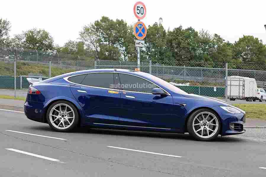 2021 tesla model s plaid mode 8 Car A4 Photo Print