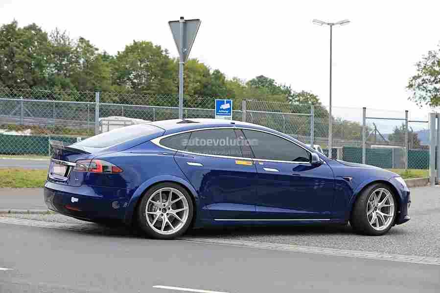 2021 tesla model s plaid mode 9 Car A4 Photo Print