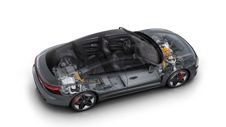 2022 audi rs e tron gt cutaway A4 Photo Print