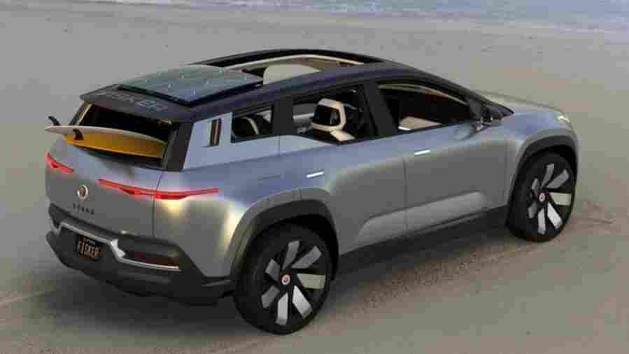 2022 fisker ocean 6 Car A4 Photo Print