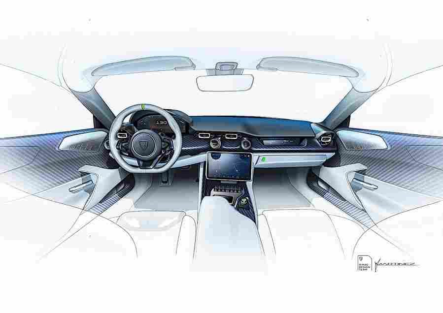 2022 rimac nevera 17 Car A4 Photo Print