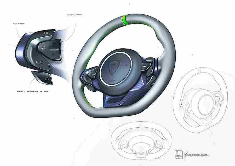 2022 rimac nevera 2 Car A4 Photo Print