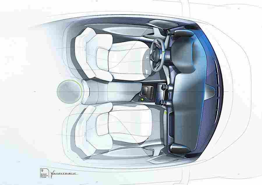 2022 rimac nevera 20 Car A4 Photo Print