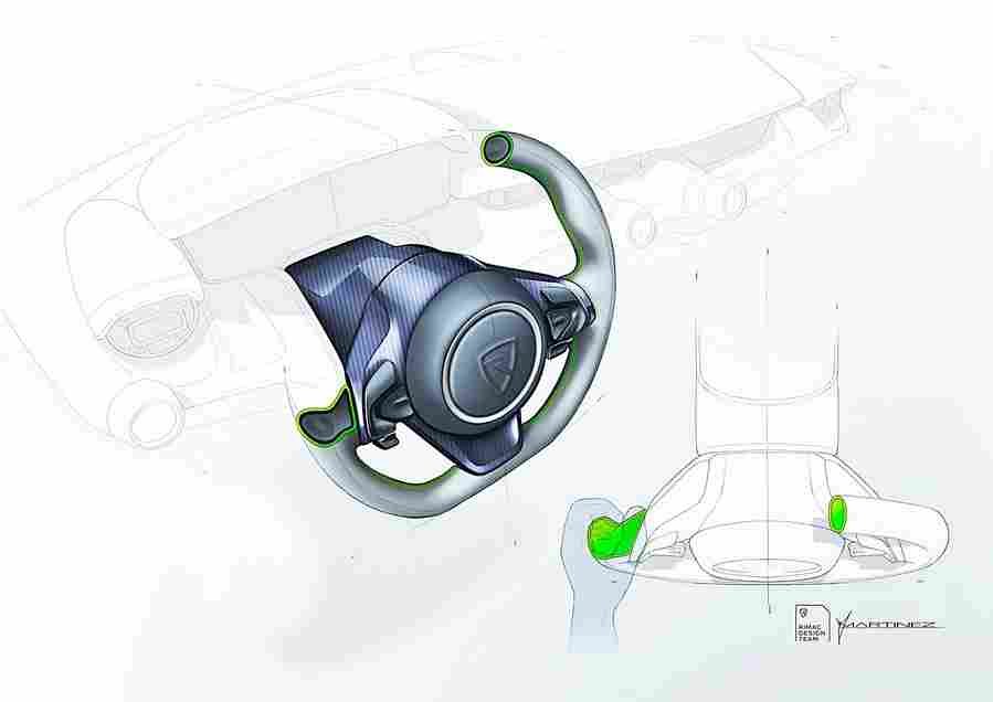 2022 rimac nevera 3 Car A4 Photo Print
