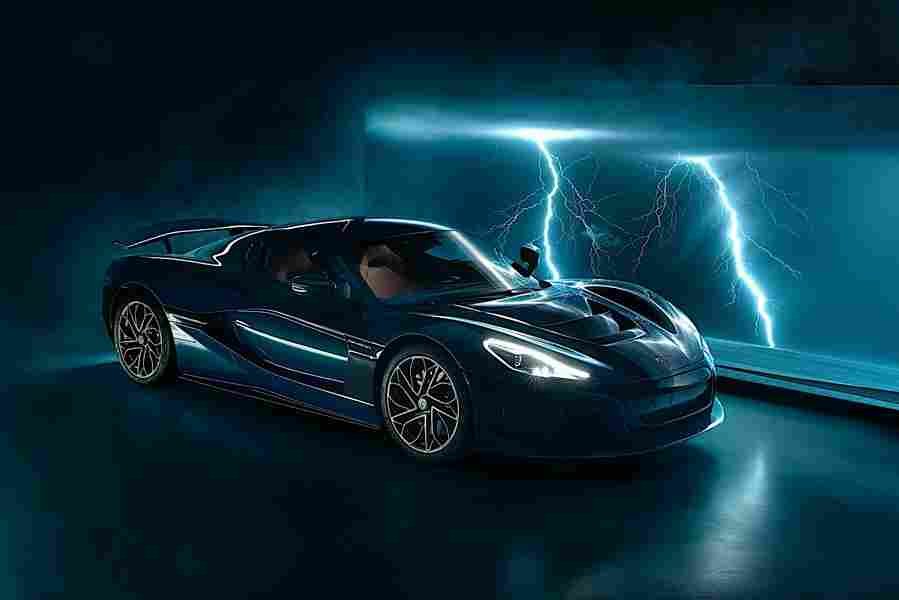 2022 rimac nevera 42 Car A4 Photo Print