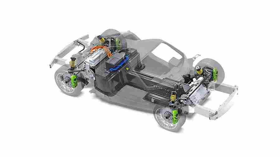 2022 rimac nevera 55 Car A4 Photo Print