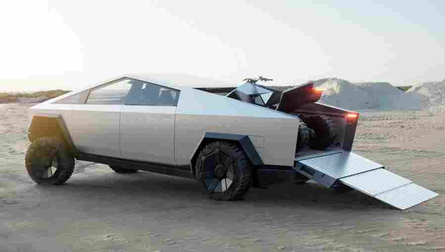 2022 tesla cybertruck 8 Car A4 Photo Print