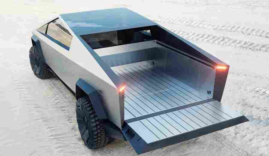 2022 tesla cybertruck 9 Car A4 Photo Print