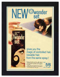 2022 wonder set hairspray 2 Vintage Advert A4 Photo Print