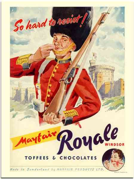 202K Mayfair Royale Windsor Chocolate advert A4 Photo Print