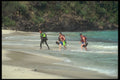 203026 Divers Emerge From The Water, Coki Beach, St. Thomas A4 Photo Print