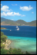 203034 Sailboats Near St. John A4 Photo Print