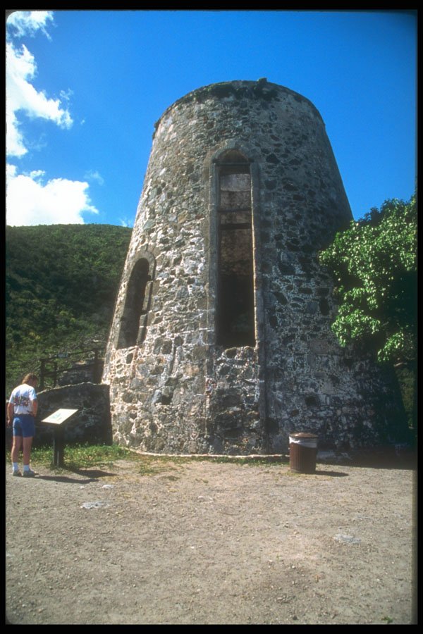 203050 Sugar Mill Ruins, St. John A4 Photo Print