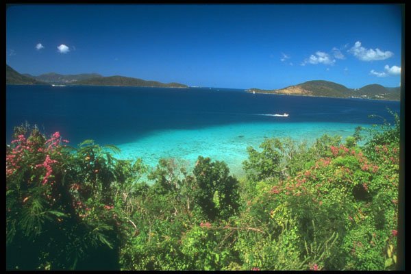 203052 Beach Along North Side Of St. John A4 Photo Print