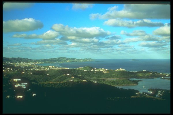 203058 View Of Christiansted, St. Croix A4 Photo Print