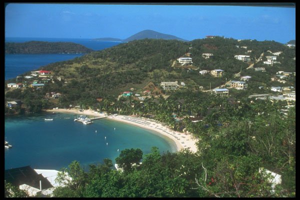 203077 View From Hilltop, Stouffer Grand Beach Resort, St. Thomas A4 Photo Print