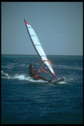 203099 Windsurfing A4 Photo Print