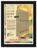 2037 fuller brushes art deco 1920s 2 Vintage Advert A4 Photo Print