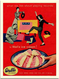 203K Walls Ice Cream Records advert A4 Photo Print