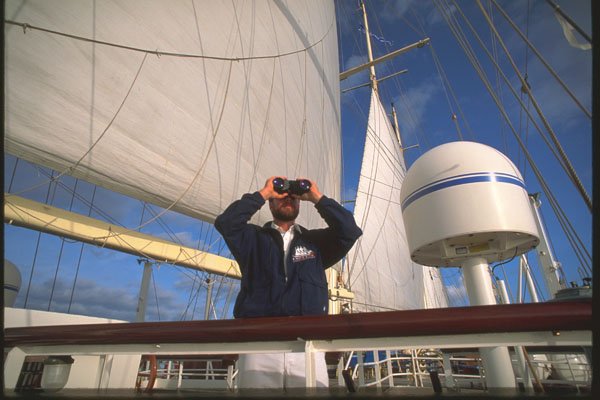 204004 Modern Navigational Radar Aids The Captain And Crew A4 Photo Print