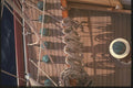 204014 Rigging And Shadows Form Interesting Shapes A4 Photo Print