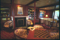 204024 The Library And Lounge In Traditional Dark Panelling A4 Photo Print
