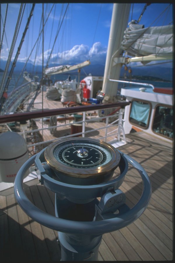 204027 The Deck Compass Is German made A4 Photo Print
