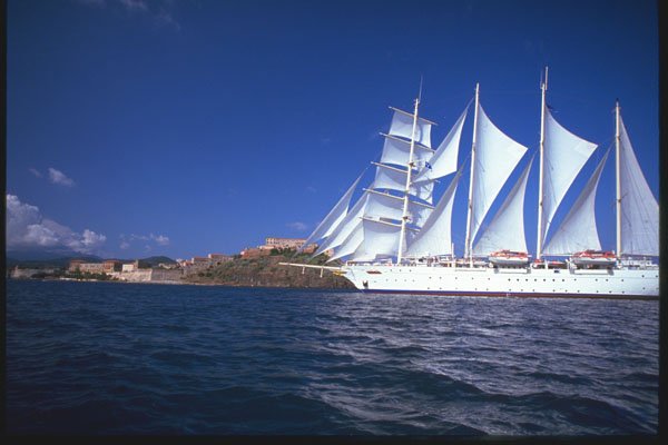 204031 Nearing Elba's Fortress, Where Napolean Was Once Exiled A4 Photo Print