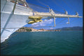 204035 Docked In Portoferraio Beneath Beautiful Bow Emblem A4 Photo Print