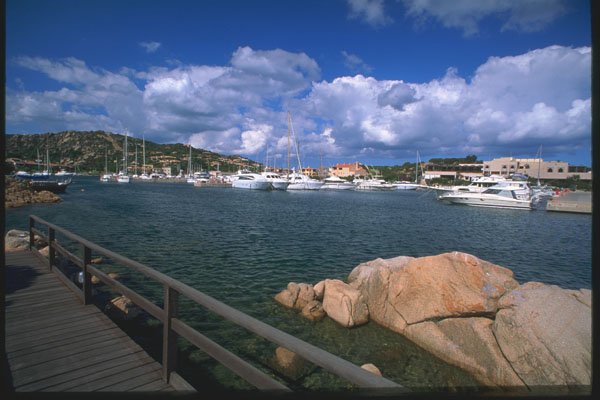 204084 The Inner Harbor Of Costa Smeralda's Most Exclusive Port A4 Photo Print