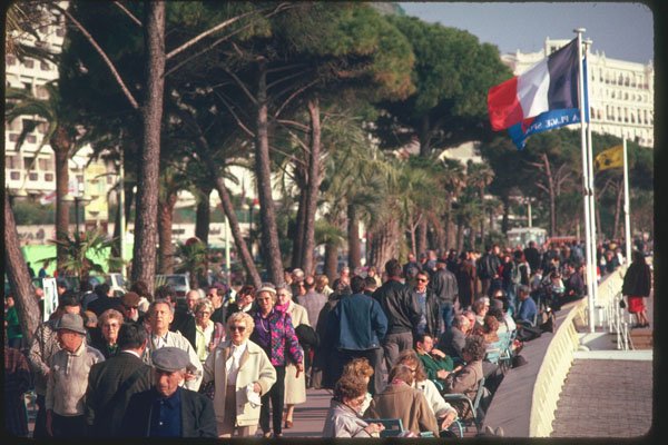 204088 The Promenade Along Cannes Fashionable Waterfront A4 Photo Print