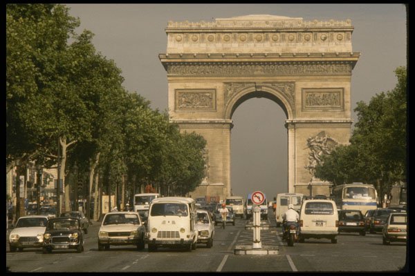 205010 Arc De Triomphe, Champs Elysees A4 Photo Print
