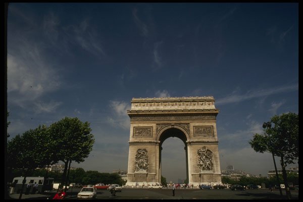 205012 Arc De Triomphe A4 Photo Print