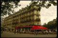 205017 Fashionable Champs Elysees Outdoor Cafe A4 Photo Print