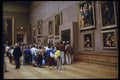 205036 Mona Lisa Viewers, Louvre Museum A4 Photo Print