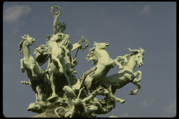 205038 Bronze Statuary, National Gallery Of Art Grounds A4 Photo Print