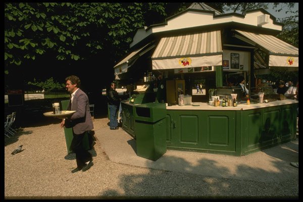 205041 Tuileries Garden Cafe A4 Photo Print