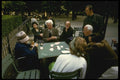 205046 Card Game, Luxembourg Garden A4 Photo Print