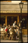 205067 Left Bank Cafe A4 Photo Print